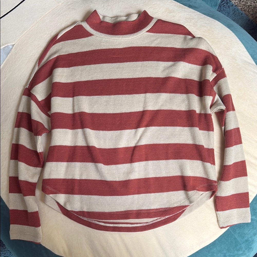 Socialite Striped Red and White Sweater